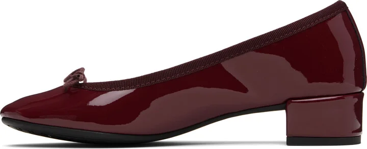 Repetto Burgundy Camille Rubber-Sole Heels - Image 3
