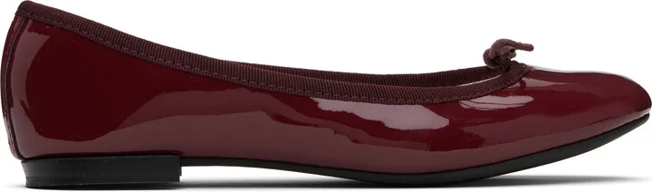 Repetto Burgundy Cendrillon Ballerina Flats