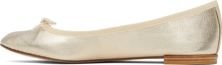 Repetto Gold Cendrillon Ballerina Flats - Image 3