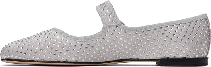 Repetto Gray Georgia Mary Jane Ballerina Flats - Image 3
