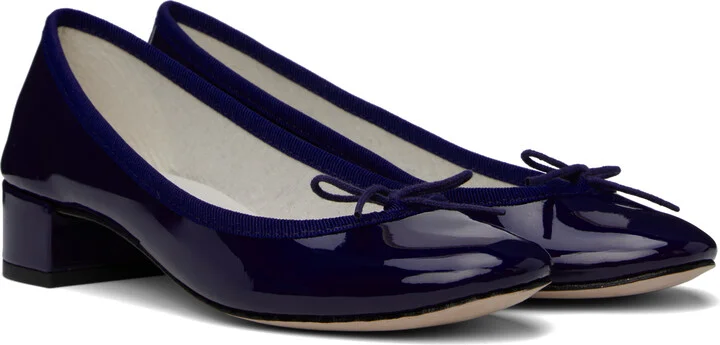 Repetto Navy Camille Heels - Image 4