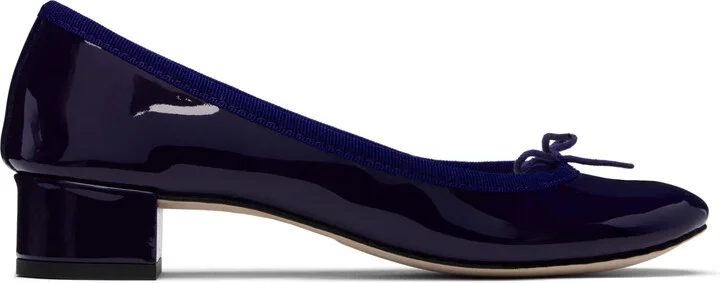 Repetto Navy Camille Heels