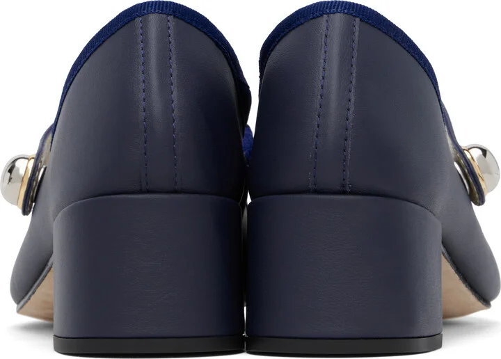 Repetto Navy Fabienne Mary Jane Heels - Image 2