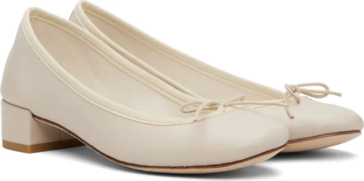 Repetto Off-White Camille Heels - Image 4