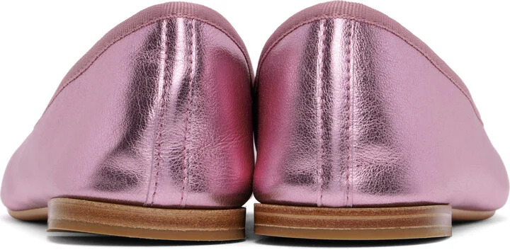 Repetto Pink Cendrillon Rubber Sole Ballerina Flats - Image 2