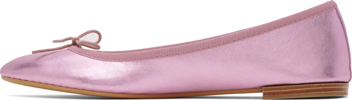 Repetto Pink Cendrillon Rubber Sole Ballerina Flats - Image 3