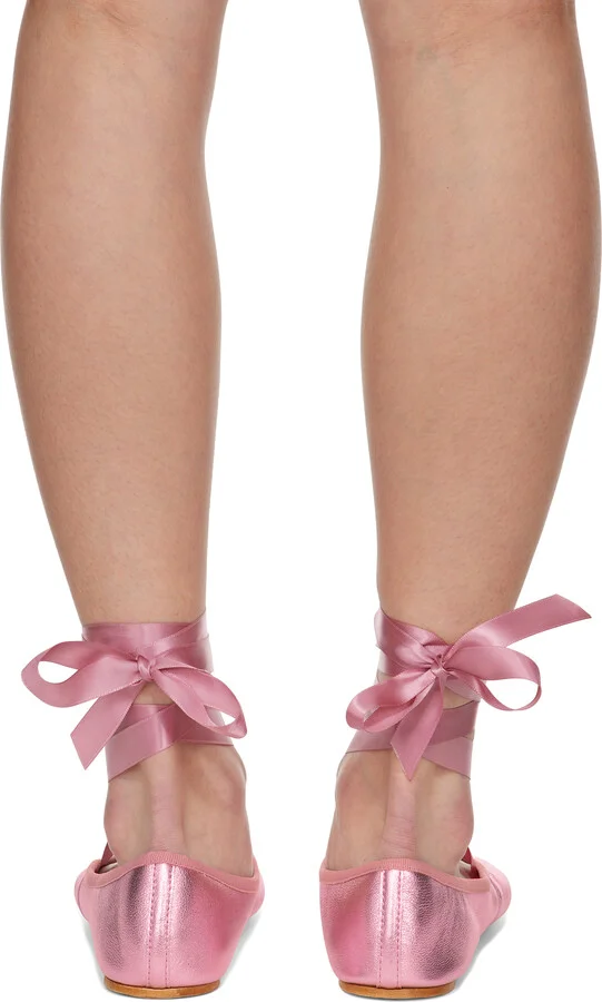 Repetto Pink Sophia Ballerina Flats - Image 2
