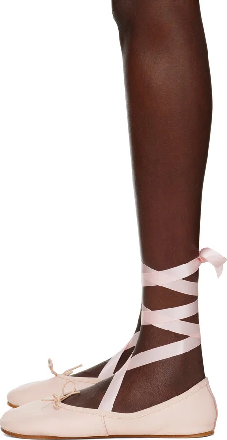 Repetto Pink Sophia Ballerina Flats - Image 3