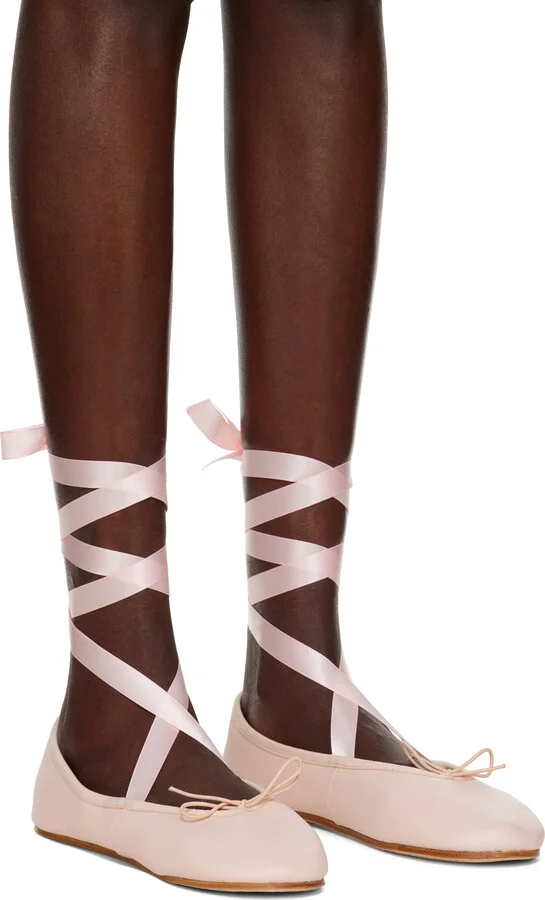 Repetto Pink Sophia Ballerina Flats - Image 4