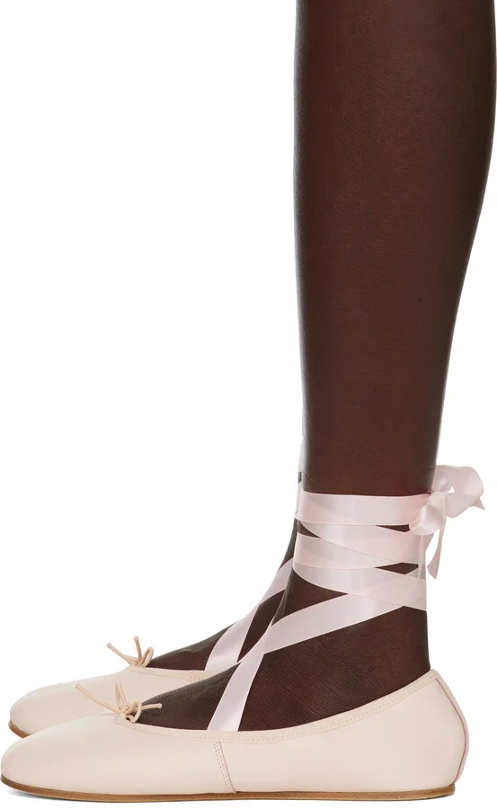 Repetto Pink Sophia Ballerina Flats - Image 3
