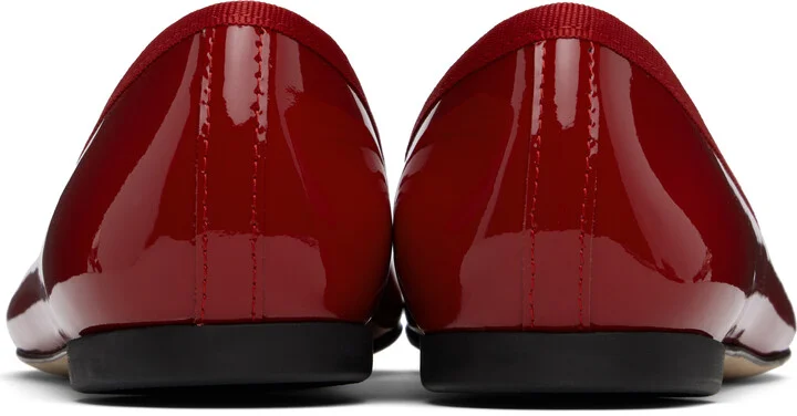 Repetto Red Brigitte Pointy Toe Ballerina Flats - Image 2