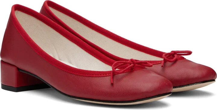 Repetto Red Camille Heels - Image 4