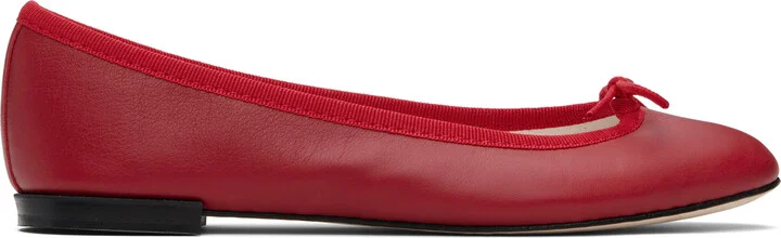 Repetto Red Cendrillon Ballerina Flats