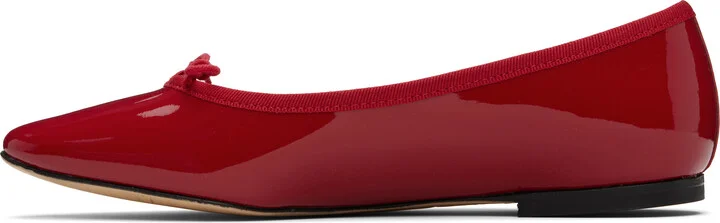 Repetto Red Cendrillon Pointed-Toe Ballerina Flats - Image 3