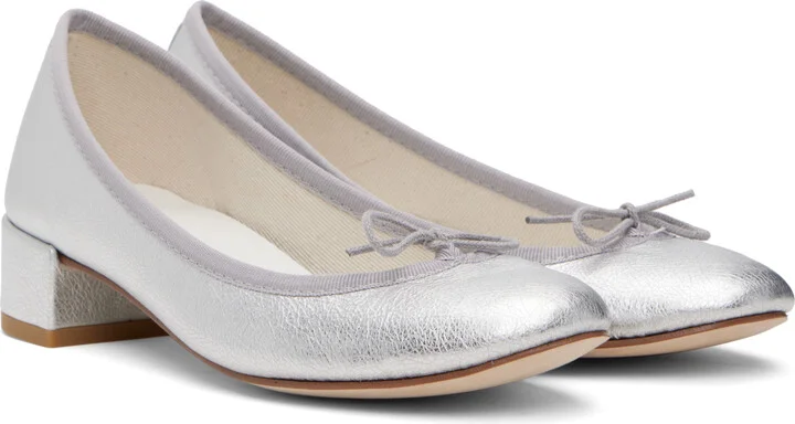 Repetto Silver Camille Heels - Image 4