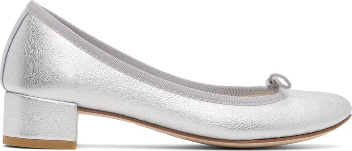 Repetto Silver Camille Heels