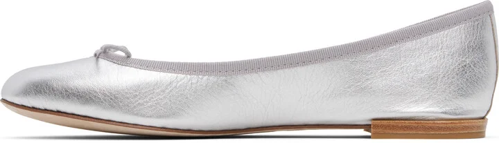 Repetto Silver Cendrillon Ballerina Flats - Image 3