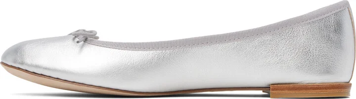 Repetto Silver Cendrillon Ballerina Flats - Image 3