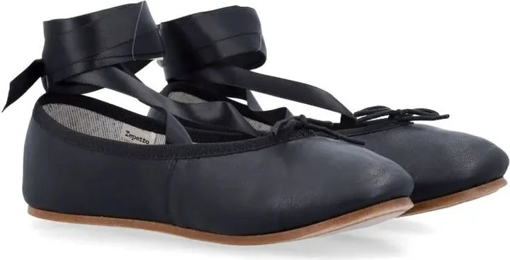 Repetto Sophia Ballet Flats With Satin Ribbons Shoes