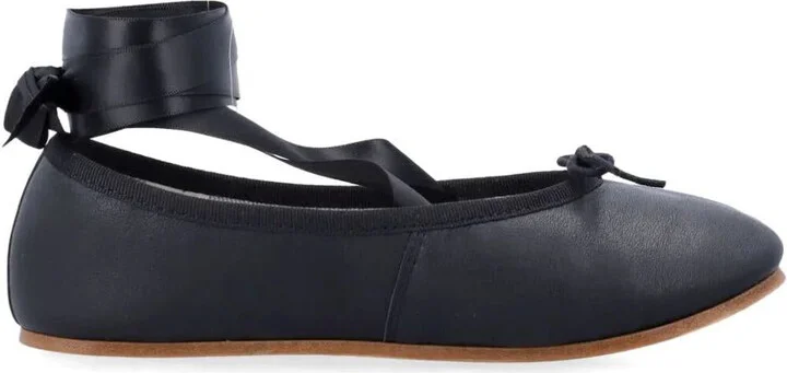 Repetto Sophia Ballet Flats With Satin Ribbons Shoes