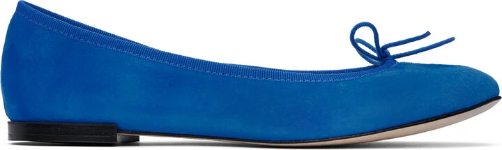 Repetto SSENSE Exclusive Blue Cendrillon Ballerina Flats