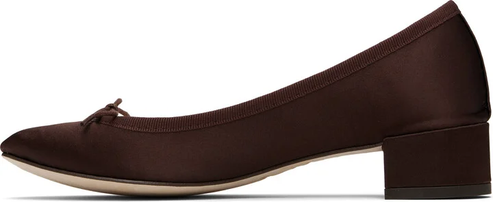Repetto SSENSE Exclusive Brown Camille Heels - Image 3