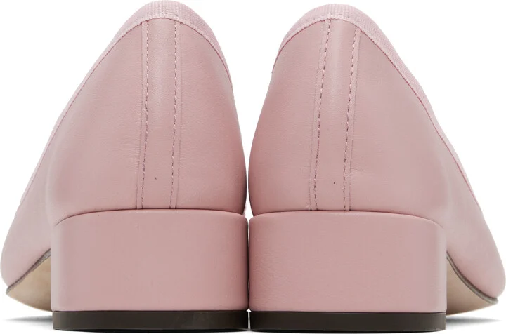 Repetto SSENSE Exclusive Pink Camille Heels - Image 2