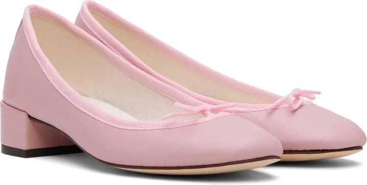Repetto SSENSE Exclusive Pink Camille Heels - Image 4