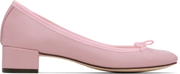 Repetto SSENSE Exclusive Pink Camille Heels