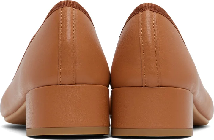 Repetto Tan Camille Rubber Sole Heels - Image 2