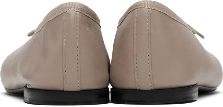 Repetto Taupe Lilouh Almond Toe Ballerina Flats - Image 2
