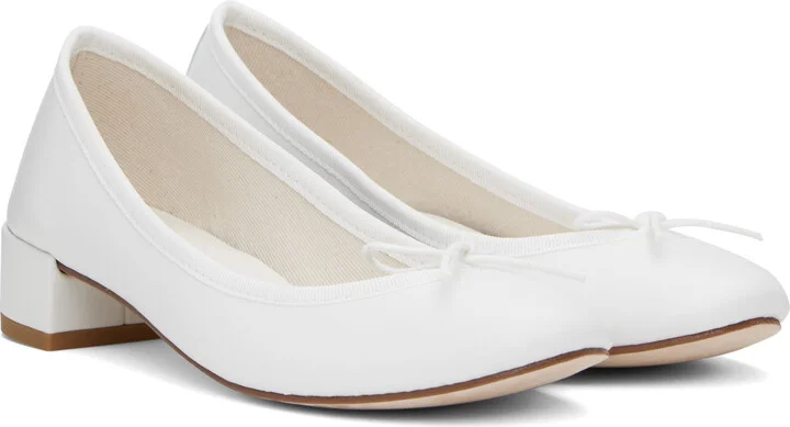 Repetto White Camille Heels - Image 4