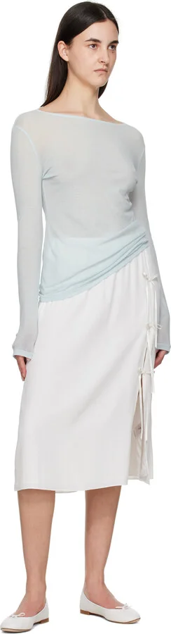 Repetto White Cendrillon Ballerina Flats - Image 5