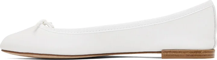 Repetto White Cendrillon Ballerina Flats - Image 3