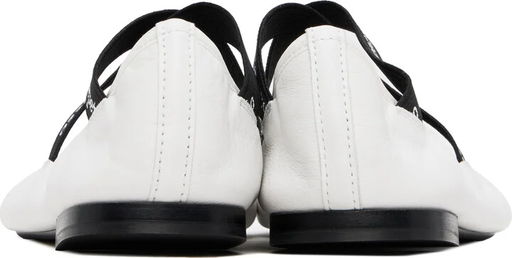 Repetto White Joana Mary Jane Ballerina Flats - Image 2