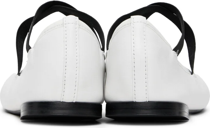 Repetto White Joana Mary Jane Ballerina Flats - Image 2