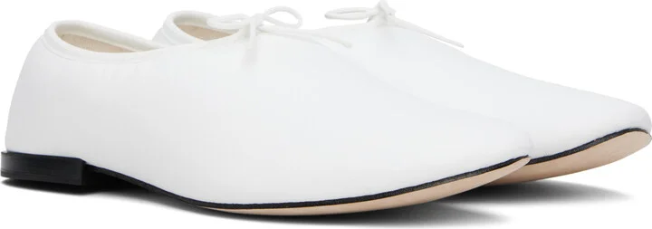 Repetto White Lucien Ballet Loafers - Image 4