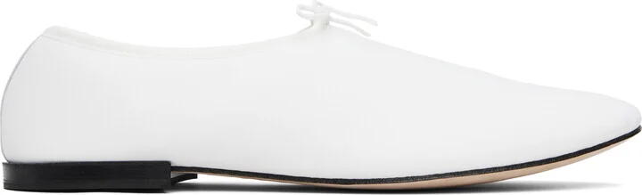 Repetto White Lucien Ballet Loafers