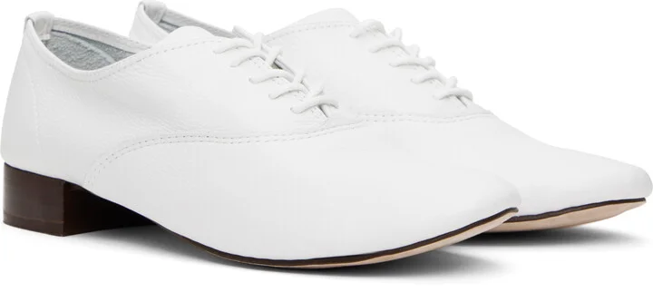 Repetto White Zizi Oxfords - Image 4