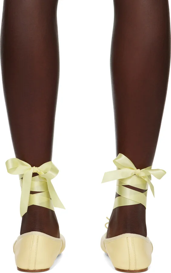 Repetto Yellow Sophia Ballerina Flats - Image 2