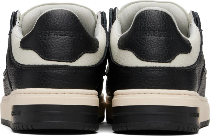 Represent Black & Off-White Apex Sneakers - Image 2
