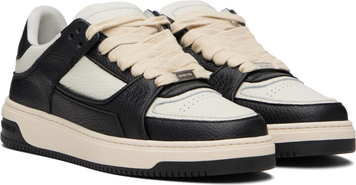 Represent Black & Off-White Apex Sneakers - Image 4