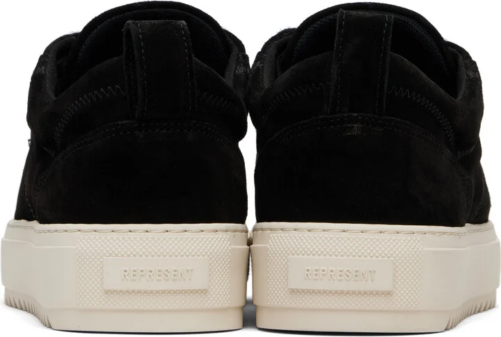 Represent Black Suede Alpha 2.0 Sneakers - Image 2