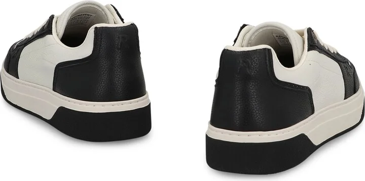 Represent Initial Leather Low-Top Sneakers - Image 4