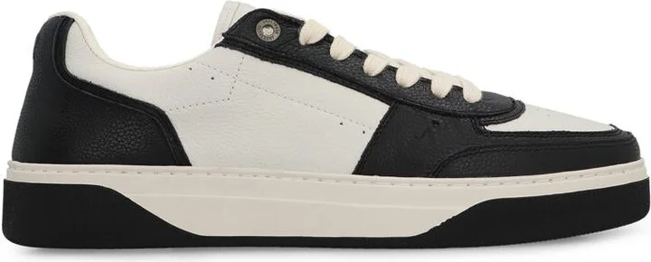 Represent Initial Leather Low-Top Sneakers
