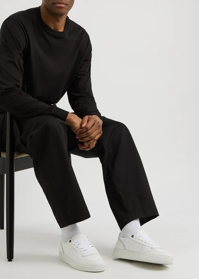 Represent Initial Panelled Leather Sneakers - Image 5