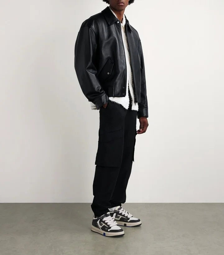 Represent Leather Reptor Low-Top Sneakers - Image 2