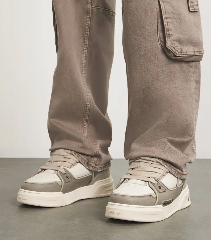 Represent Leather Studio Sneakers - Image 2