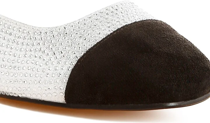 Rerita Rhinestone Embellished Slingback Flat - Image 8