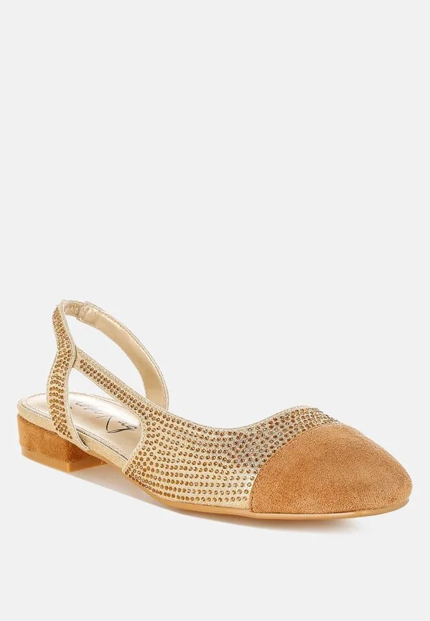 Rerita Rhinestone-Studded Glitter Sandals - Image 2